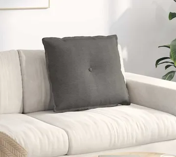 vidaXL Jastuk za leđa Svjetlosiva 60 x 50 cm Kordura tekstil - Venlo
