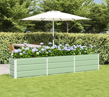 vidaXL Sadilica Zelena 240 x 40 x 45 cm Čelik - Venlo