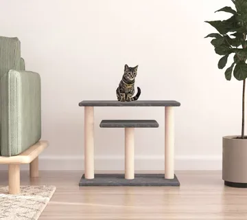 vidaXL Grebalica za mačke s platformama tamnosiva 62,5 cm - Venlo