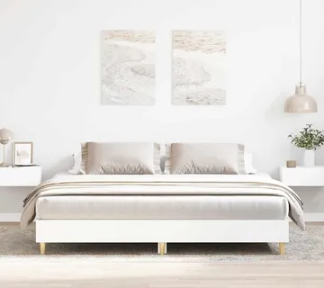 vidaXL Okvir kreveta bez madraca bijeli 160x200 cm izrađeno drvo - Venlo