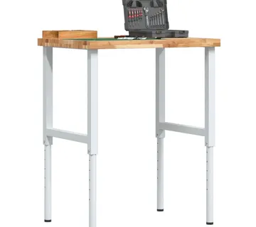vidaXL Radni stol 80x60x(73-99,5) cm masivno drvo bagrema pravokutni - Venlo