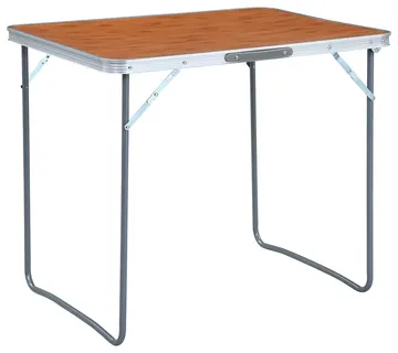 vidaXL Sklopivi stol za kampiranje s metalnim okvirom 80 x 60 cm - Venlo