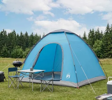 vidaXL Kamping šator 2-osobni Plava 185T Poliester s PU premazom - Venlo