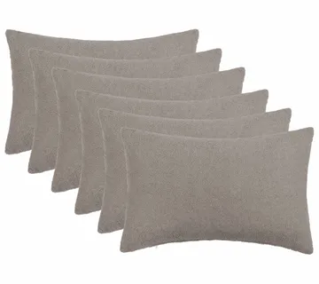 vidaXL Presvlaka za jastuk 6 pcs HEERLEN Svjetlosiva 30 x 50 cm Bouclé - Venlo