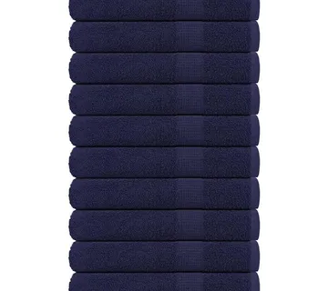 vidaXL Ručnici FROGN 10 kom tamnoplave boje 100x200 cm 360 g/m² - Venlo