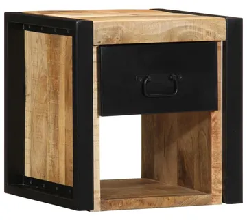 vidaXL Noćni ormarić 40x35x40 cm Puno grubo drvo Mango - Venlo