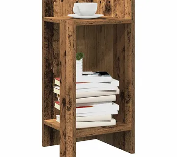 vidaXL Pomoćni stolić s policom boja staro drvo 25,5x27x60 cm - Venlo