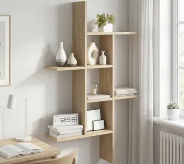 vidaXL Polica na zidu Hrast sonoma 61 x 15 x 102 cm Konstruirano drvo - Venlo