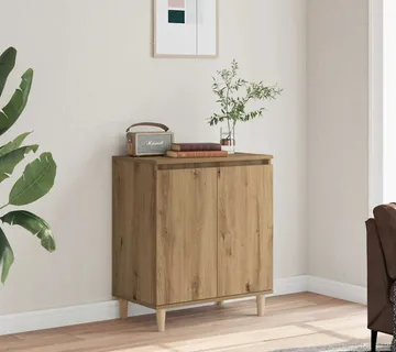 vidaXL Komoda Artisan hrast 60x35x70 cm izrađeno drvo - Venlo