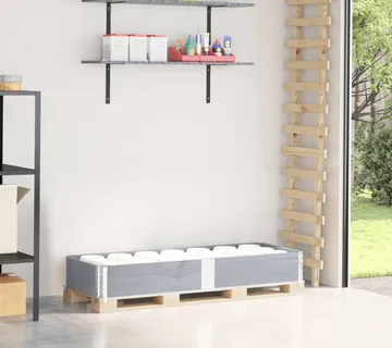 vidaXL Okviri za palete sivi 150x50 cm od masivne borovine - Venlo