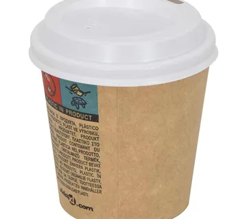 vidaXL Papirnati poklopci za šalice za kavu Ø60 mm 4 oz 1000 kom - Venlo