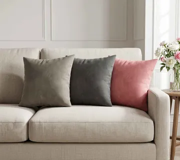 vidaXL Presvlaka za jastuk 2 pcs HEERLEN Svjetlosiva 30 x 30 cm Baršun - Venlo