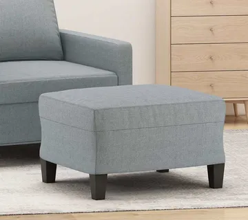 vidaXL Tabure svjetlosivi 60 x 50 x 41 cm od tkanine - Venlo