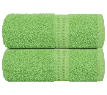 vidaXL Ručnici za goste FROGN 2 kom. Zelene boje jabuke 30x50 cm 360 g/m² - Venlo