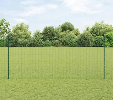vidaXL Euro ograda s postom 10 x 1,4 m Čelik premazan PVC-om Zelena - Venlo