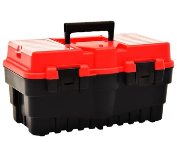 vidaXL Kutija za alat plastična 462 x 256 x 242 mm crvena - Venlo