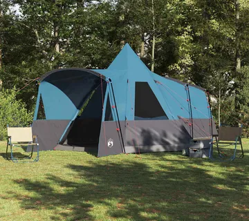 vidaXL Teepee šator za 8 osoba 8 osoba Plava - Venlo