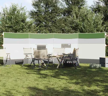 vidaXL Kamperska vjetrobranska zaštita zelena 510 x 153 cm vodootporna - Venlo