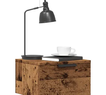vidaXL Zidni noćni ormarić Old Wood 34x30x20 cm - Venlo