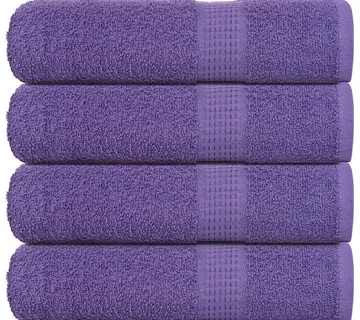 vidaXL Ručnici za ruke FROGN 4 kom. ljubičasti 50x100 cm 360 g/m² - Venlo