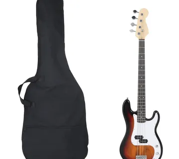 vidaXL Električna bas gitara za početnike s torbom 4/4 46 " - Venlo