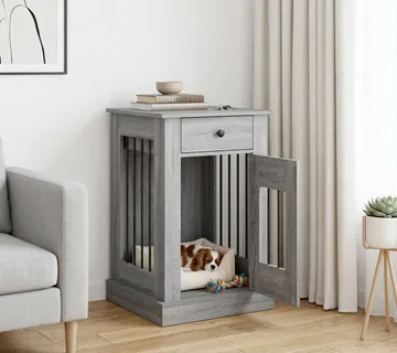 vidaXL Namještaj za kućni kavez Siva Sonoma 50 x 47,5 x 80 cm - Venlo