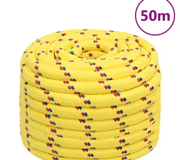 vidaXL Brodski konop žuti 20 mm 50 m od polipropilena - Venlo