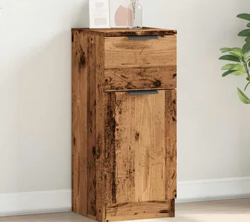 vidaXL Komoda boja staro drvo 30 x 30 x 70 cm od konstruiranog drva - Venlo