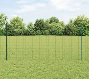 vidaXL Euro ograda s postom 25 x 1,2 m Čelik premazan PVC-om Zelena - Venlo