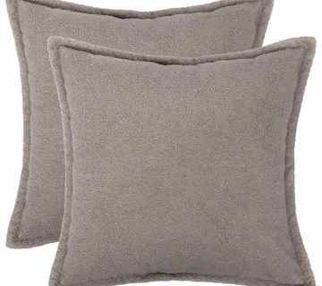 vidaXL Presvlaka za jastuk 2 pcs HOUTEN Svjetlosiva 55 x 55 cm Bouclé - Venlo