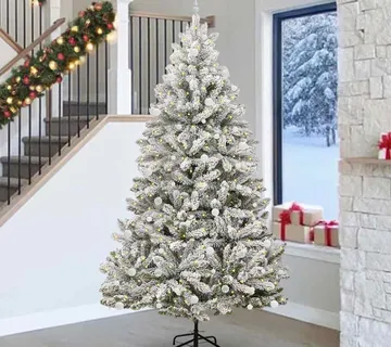 vidaXL Umjetno božićno drvce 270 cm 300 LED lampica Topla bijela - Venlo