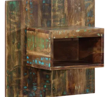 vidaXL Noćni ormarić Višebojni 50x27x50 cm puno drvo, reciklirano - Venlo