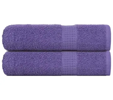vidaXL Ručnici za ruke FROGN 2 kom. ljubičasti 50x100 cm 360 g/m² - Venlo
