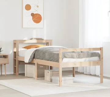 vidaXL Krevet za starije s uzglavljem 90x190 cm od borovine - Venlo