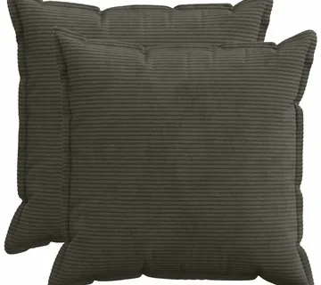 vidaXL Presvlaka za jastuk 2 kom. HOUTEN Antracit 55 x 55 cm Kord - Venlo