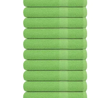 vidaXL Ručnici FROGN 10 kom jabukasto zelene 100x200 cm 360 g/m² - Venlo