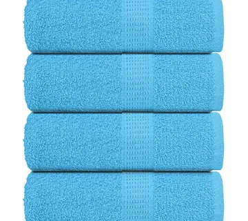 vidaXL Ručnici za goste FROGN 4 kom. tirkizne 30x50 cm 360 g/m² - Venlo