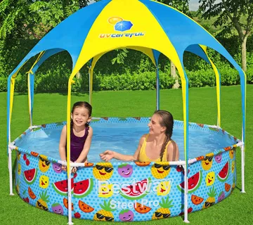Bestway nadzemni bazen za djecu Steel Pro UV Careful 244 x 51 cm - Venlo