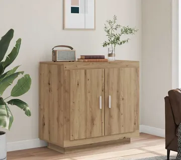 vidaXL Komoda Artisan hrast 80x40x75 cm izrađeno drvo - Venlo