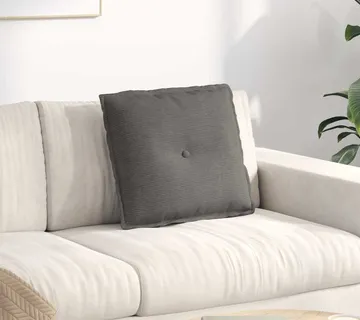vidaXL Jastuk za leđa Svjetlosiva 50 x 45 cm Kordura tekstil - Venlo