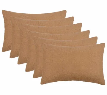 vidaXL Presvlaka za jastuk 6 pcs HEERLEN Bež 30 x 50 cm Bouclé - Venlo