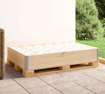 vidaXL Okvir za palete 80 x 120 cm od masivne borovine - Venlo