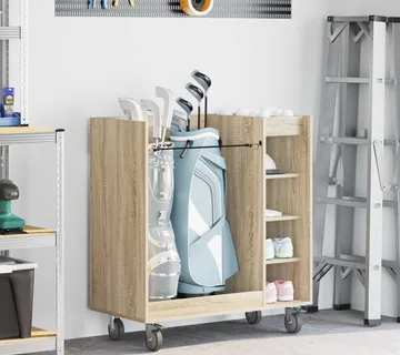 vidaXL Golf ormar s kotačem Jednobojno Sonoma hrast 90 x 45 x 98 cm - Venlo