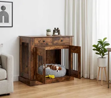 vidaXL Namještaj za kućni kavez Dimljeni hrast 90 x 47,5 x 80 cm - Venlo