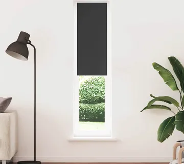 vidaXL Rolo zavjesa Blackout Black 50x230 cm Širina tkanine 45,7 cm - Venlo