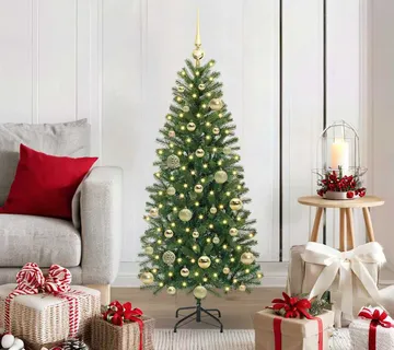 vidaXL Umjetno božićno drvce Zelena 120 cm PE i PVC - Venlo