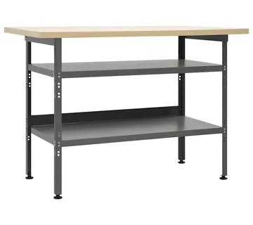 vidaXL Radni stol sivi 120 x 60 x 85 cm čelični - Venlo