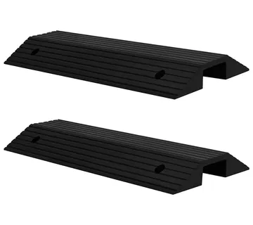 vidaXL Prilazne rampe u obliku mosta 2 kom 80 x 40 x 8 cm gumene - Venlo