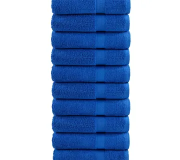 vidaXL Ručnici za ruke SOLUND 10 kom plavi 50 x 100 cm 600 gsm - Venlo