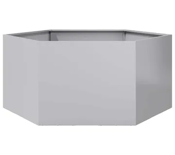 vidaXL Vrtna sadilica šesterokutna 104x90x45 cm od pocinčanog čelika - Venlo